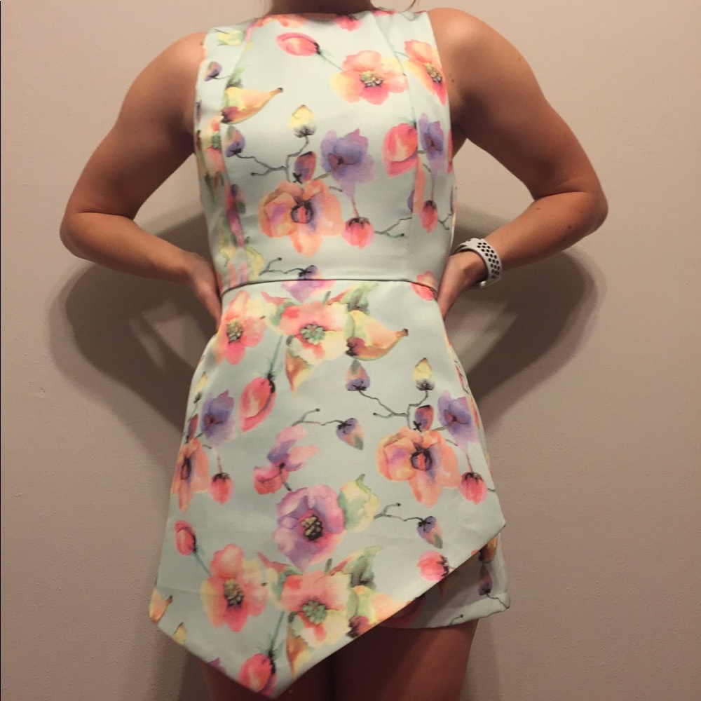 Mustard Seed Floral Romper